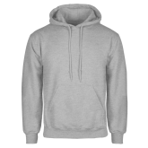 Grey Fleece Hoodie-Select-A-Logo