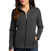 OGIO Womens Charcoal Exaction Softshell Jacket-Select-A-Logo