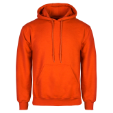 Orange Fleece Hoodie-Select-A-Logo