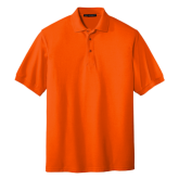 Orange Silk Touch Polo-Select-A-Logo
