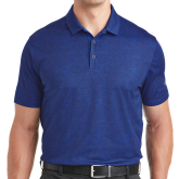 Nike Royal Dri Fit Crosshatch Polo-Select-A-Logo