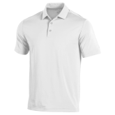 Under Armour White T2 Performance Polo-Select-A-Logo