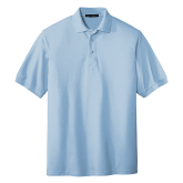 Light Blue Silk Touch Polo-Select-A-Logo