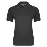 Womens Silk Touch Charcoal Pique Polo-Select-A-Logo