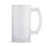 Full Color Decorative Frosted Glass Mug 16oz-Select-A-Logo