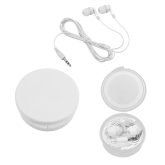 Ear Buds in White Case-Select-A-Logo
