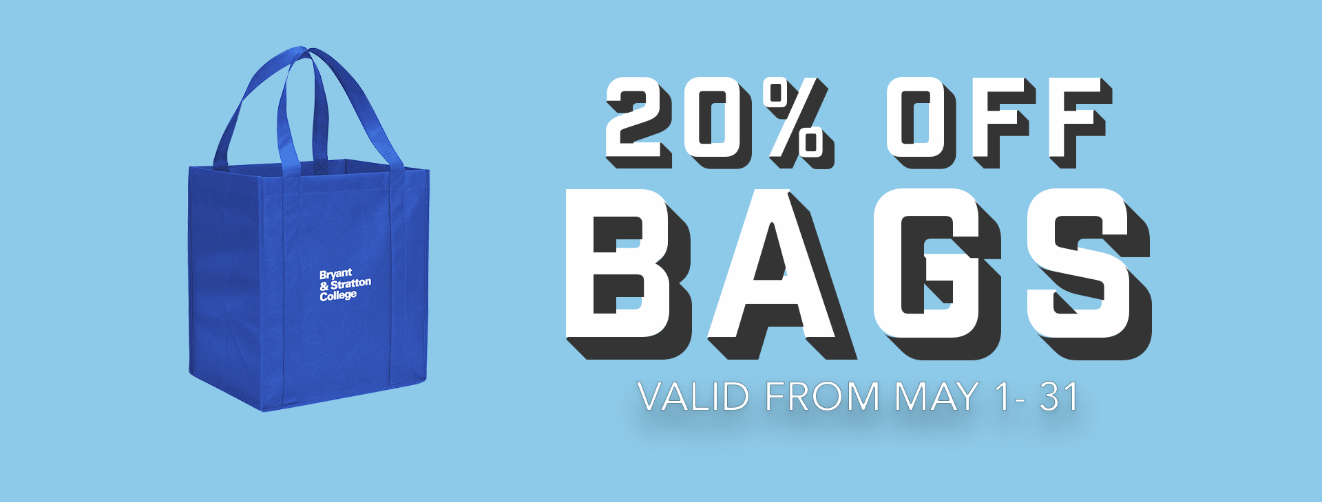 Promotional offer: 20% off Golf Gear Valid May 1 - 31